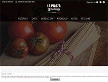 Tablet Screenshot of lapiazza.es
