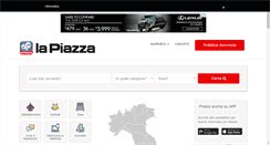Desktop Screenshot of lapiazza.it