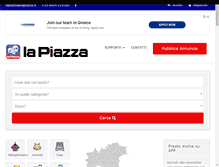 Tablet Screenshot of lapiazza.it